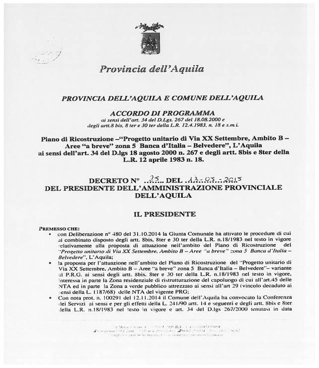 Doc 20-Provincia dell'Aquila Decreto 13.05.2015 n. 25_Pagina_1